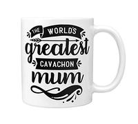 Cavachon Gifts: The World's Greatest Cavachon Mum Mug - Thoughtful Christmas, Secret Santa, Birthday or Mother's Day Dog Gift Idea!