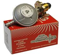 Cavagna Screw On Hand Wheel Propane Gas Regulator for Gas Bottles 37mbar - 8mm Outlet