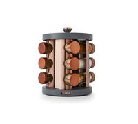 Tower Cavaletto 12 Jar Spice Rack Set Grey