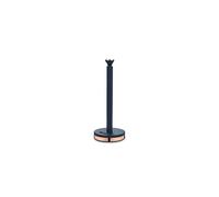 Tower T826133MNB Cavaletto Towel Pole Kitchen Roll Holder with Soft Underliner, Midnight Blue and Rose Gold