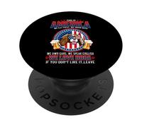Cavalier Dog This America We Love Dogs 4th Of July PopSockets Adhesive PopGrip