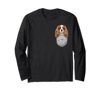 Cavalier King Charles Chest Pocket Long Sleeve T-Shirt