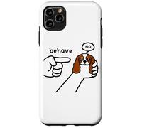 Cavalier King Charles Dog Behave No Stubborn Meme Cartoon Case for iPhone 11 Pro Max