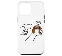 Cavalier King Charles Dog Behave No Stubborn Meme Cartoon Case for iPhone 12 Pro Max