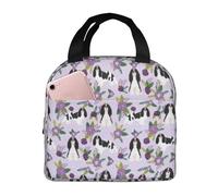 Cavalier King Charles, Lunch Bag Insulated Lunch Box Durable Cooler Thermal Bag Waterproof Lunch Tote Bag