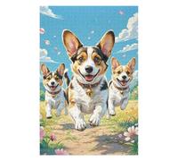 Cavalier King Charles Spaniel 1000 Pcs Jigsaw Puzzle Bundle Cute Pet Family Puzzle Lovers Fun Family Game Mindful Activity Spring Cardboard 1000 PCS