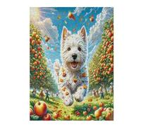 Cavalier King Charles Spaniel 500-piece Jigsaw Puzzle Bundle Wild Animals Pet Dogs Family Puzzle Lovers Brain Training Mindful Activity Spring Gift Durable Cardboard 500 PCS