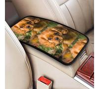Cavalier King Charles Spaniel Brown Curly Dogs, Vehicle Center Console Armrest Cover Pad Soft Comfort Car Handrail Box Cushion Universal