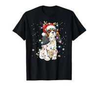 Cavalier King Charles Spaniel Christmas Light Puppy Dog T-Shirt