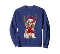 Cavalier King Charles Spaniel Christmas Snow Santa Dog Xmas Sweatshirt