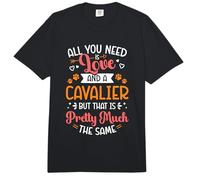 Cavalier King Charles Spaniel Comfort Colors Adult Heavyweight T-Shirt
