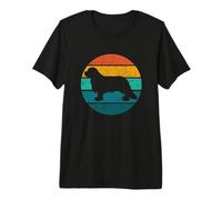 Cavalier King Charles Spaniel Dog Breed Sunset Silhouette Premium T-Shirt
