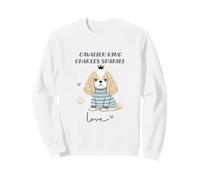 Cavalier King Charles Spaniel Dog Love Cute Puppy Crown Sweatshirt