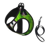 Cavalier King Charles Spaniel Dog Lupin Flowers,Pet Harness,Adjustable Reflective Dog Harness,Pet Leash Vest,L
