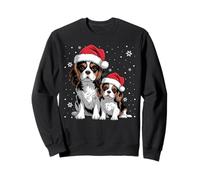 Cavalier King Charles Spaniel Dog Matching Pajama Santa Dogs Sweatshirt