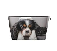 Cavalier King Charles Spaniel Dog, Toiletry Pouch Makeup Bag Cosmetic Bag Portable Travel Toiletry Bag