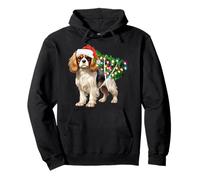 Cavalier King Charles Spaniel Dog Xmas Lighting Christmas Pullover Hoodie