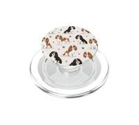 Cavalier King Charles Spaniel Dogs Pattern PopSockets PopGrip for MagSafe