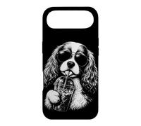 Cavalier King Charles Spaniel Drinking Iced Coffee Funny Dog Case for iPhone Air