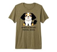 Cavalier King Charles Spaniel Gentle Heart Royal Soul Premium T-Shirt