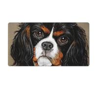 Cavalier King Charles Spaniel Gift Dog,Mouse Pad Large Desk Pad Computer Keyboard Mouse Mat with Non Slip Rubber Base 40 x 70 cm