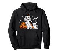 Cavalier King Charles Spaniel Halloween Cavalier Witch Lover Pullover Hoodie