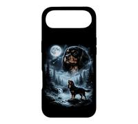 Cavalier King Charles Spaniel Howling to the Moon Retro 90's Case for iPhone Air