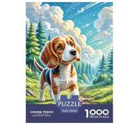 Cavalier King Charles Spaniel Jigsaw Puzzles Great Gift for Adults 1000 Pieces Educational Games Home Decors Cute Animal Jigsaw Puzzle for Women Men Adult 70x50cm/1000pcs