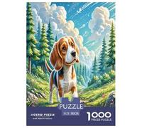 Cavalier King Charles Spaniel Jigsaw Puzzles Puzzles for Adults Kids.1000 Pieces Clever animals Challenge Toy Educational Games Home Decoration for Adults& Kids Age 14 Years Up 38x26cm/1000pcs