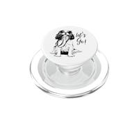Cavalier King Charles Spaniel “Let’s Go!” Design PopSockets PopGrip for MagSafe