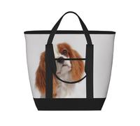 Cavalier King Charles Spaniel,Lunch Bags Large Capacity Insulated Tote Bag For Women Men Work Picnic Travel