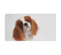 Cavalier King Charles Spaniel,Mouse Pad Large Desk Pad Computer Keyboard Mouse Mat with Non Slip Rubber Base 40 x 70 cm
