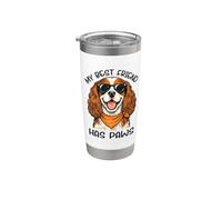 Cavalier King Charles Spaniel My Best Friend Has Paws Stainless Steel Insulated Tumbler