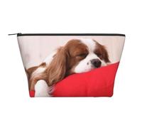 Cavalier King Charles Spaniel Pattern, Toiletry Pouch Makeup Bag Cosmetic Bag Portable Travel Toiletry Bag