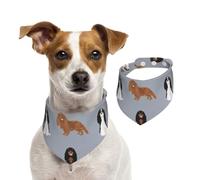 Cavalier King Charles Spaniel Printed,Pet Bib Scarf Cats Dog Bandana Dogs Towel Bib Adjustable Pet Scarf,L
