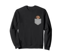 Cavalier King Charles Spaniel Puppy Dog In Your Pocket Sweatshirt