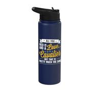 Cavalier King Charles Spaniel Stainless Steel Insulated Water Bottle