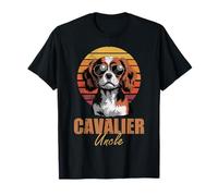 Cavalier King Charles Spaniel Uncle Vintage Dog Lovers T-Shirt
