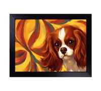 Cavalier King Charles Spaniel Vol.1 | Lap Tray with Padded Cushion, Portable Surface with Bean Bag Base, Perfect Surface for Working, Crafting, TV Eating and Laptop Use