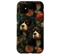 Cavalier King Charles Vintage Floral Case for iPhone 11