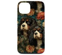 Cavalier King Charles Vintage Floral Case for iPhone 13
