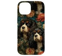 Cavalier King Charles Vintage Floral Case for iPhone 14