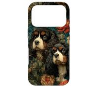 Cavalier King Charles Vintage Floral Case for iPhone 17 Pro
