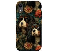 Cavalier King Charles Vintage Floral Case for iPhone XR