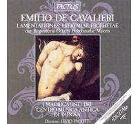 Cavalieri / I Madrig - Lamentations of the Prophet Jeremiah [New CD]