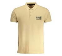 Cavalli Class Bold Logo Polo Shirt - Beige - XL