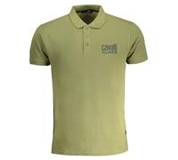 Cavalli Class Bold Logo Polo Shirt - Green - XL