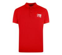 Cavalli Class Bold Logo Polo Shirt - Red - XL