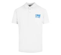 Cavalli Class Bold Logo Polo Shirt - White - XXL