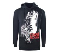 Cavalli Class Large Tiger Logo Hoodie - Navy Blue - XL